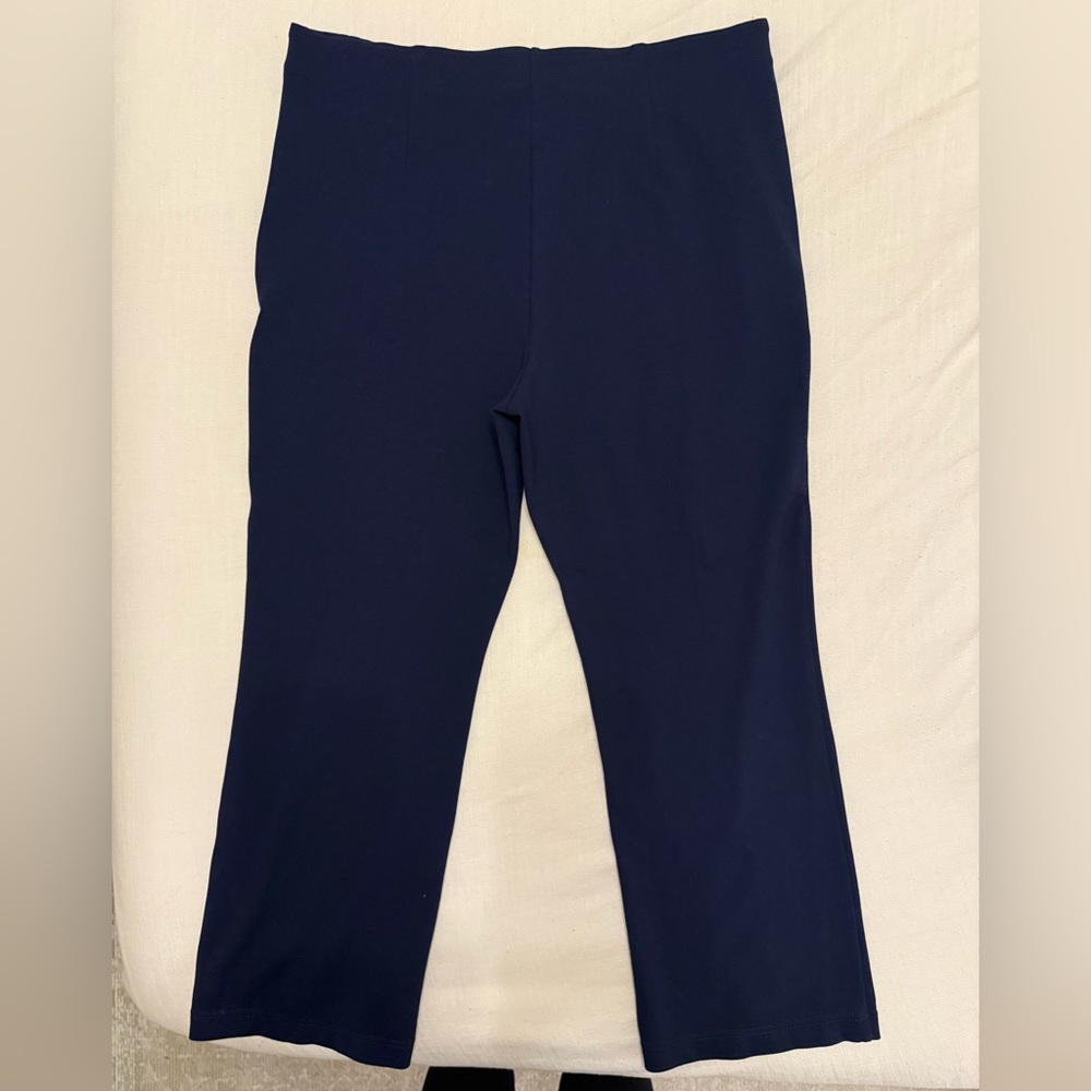 Like new Navy LOFT Ponte Straight Pants with front seam, size XL - Picture 5 of 5